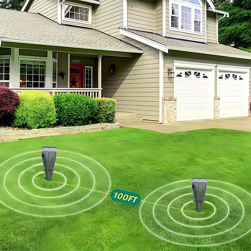 🔥Hot Sale 50% OFF☘️ Solar Powered Waterproof Screw Mole Repellent (offer)