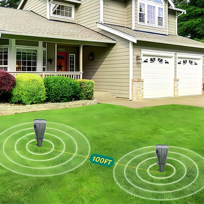 🔥Hot Sale 50% OFF☘️ Solar Powered Waterproof Screw Mole Repellent (offer)