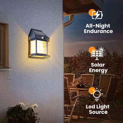 🎁SOLAR WALL LIGHT💡Motion Sensor & Weatherproof, Automatic Dusk to Dawn Operation, Easy Installation for Garden and Pathway 🌟🛒