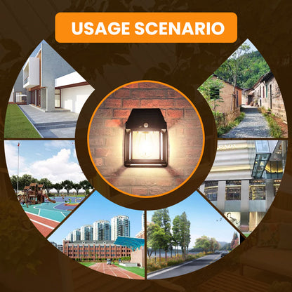 🎁SOLAR WALL LIGHT💡Motion Sensor & Weatherproof, Automatic Dusk to Dawn Operation, Easy Installation for Garden and Pathway 🌟🛒