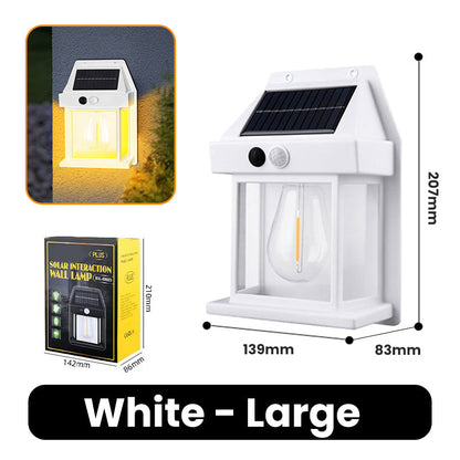 🎁SOLAR WALL LIGHT💡Motion Sensor & Weatherproof, Automatic Dusk to Dawn Operation, Easy Installation for Garden and Pathway 🌟🛒