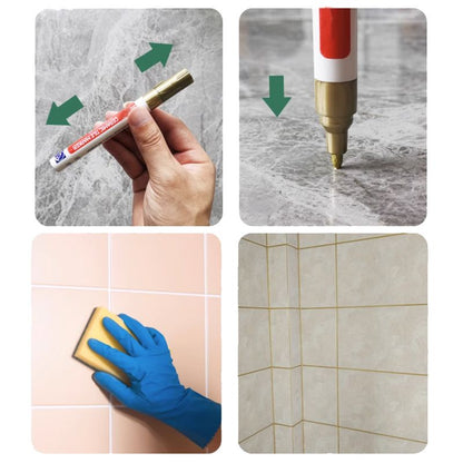 🖌️Slonkaz™ Anti-Mould & Waterproof Joint Pen for Ceramic Tiles!