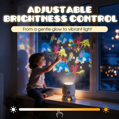 🌊 Slonkaz™ Dynamic Rotating LED Projector Light