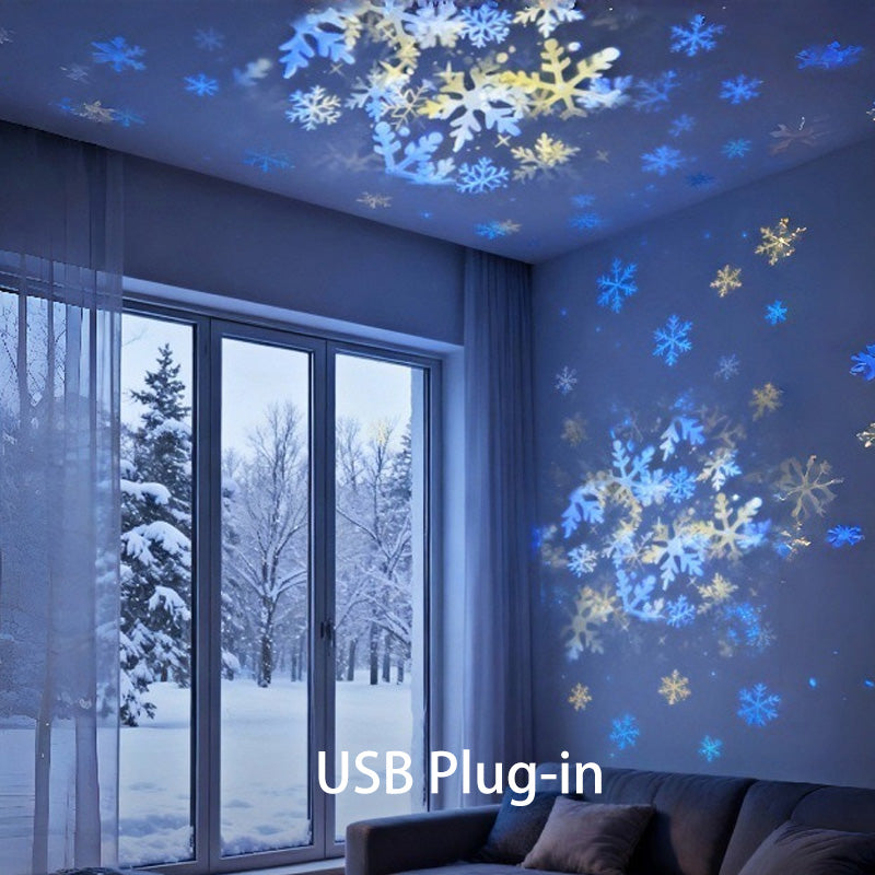 🌊 Slonkaz™ Dynamic Rotating LED Projector Light