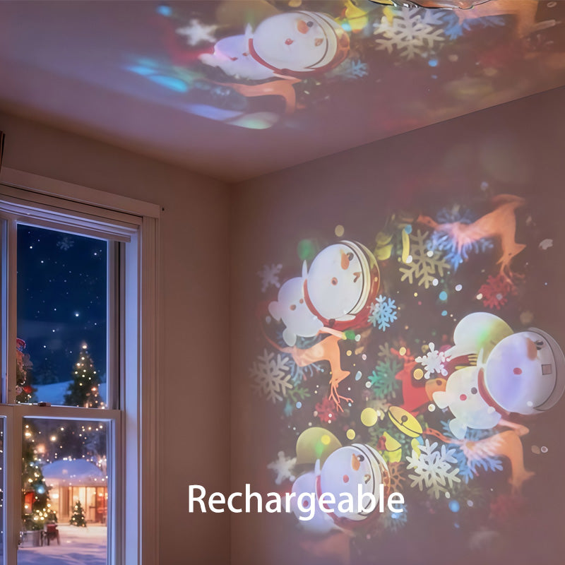 🌊 Slonkaz™ Dynamic Rotating LED Projector Light