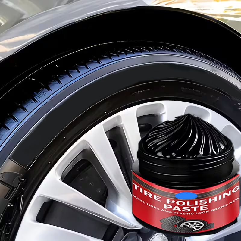 🚗LAST DAY BUY 1 GET 1 FREE! ✨ Car Tire & Plastic Trim Renewal Paste – Restores Shine, Prevents Cracking & Easy Application 🛞